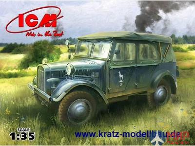 35521 ICM 1/35 Немецкий штабной автомобиль German Personal Car le.gl.Einheits-Pkw (Kfz.1)