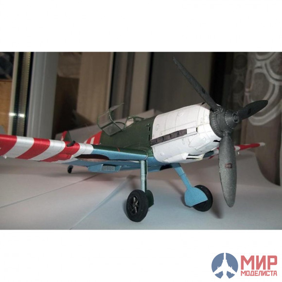 103 Бумажное моделирование Истребитель BF-109E3 1/33