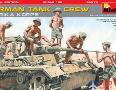 35278 MiniArt фигуры GERMAN TANK CREW ”Afrika Korps” (1:35)