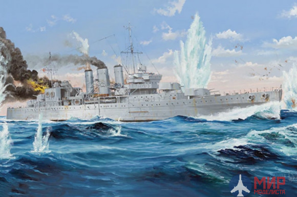 05353  Trumpeter  корабль  HMS Cornwall  (1:350)