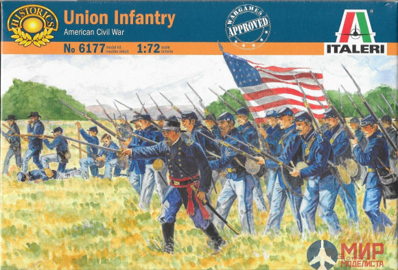 6177 Italeri фигуры  UNION INFANTRY  (1:72)