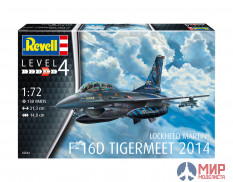 63844 Revell 1/72 Lockheed Martin F-16D Tigermeet 2014 Model Set