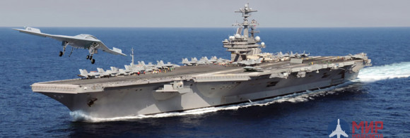 5534 Italeri корабль U.S.S. GEORGE H.W.BUSH CVN 77 (1:720)