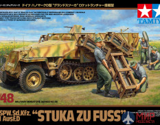 32566 Tamiya 1/48 Нем. полугусеничный БТР Sd.Kfz. 251/1 "Stuka"