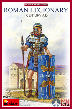 16007 MiniArt Римский легионер. II в. н.э. 1/16