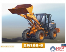 66004 Hasegawa 1/35 Фронтальный погрузчик WM04. HITACHI WHEEL LOADER ZW100-6