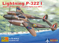 92093 RS Models 1/72 Lightning P-322 I