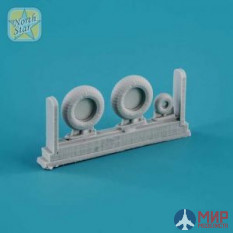 NS48089-b North Star Models 1/48 Whels set for Soviet WWII fighter La-5/F/FN - No mask series
