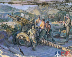 AF35182 AFV Club 1/35 Пушка 105mm HOWITZER M2A1 Carriage M2A2(WW II Version)