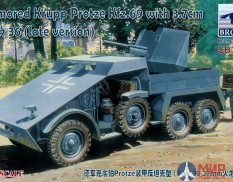 CB35132 Bronco Models 1/35 Armoured Krupp Protze Kfz.69 with Pak 36 (Late version)