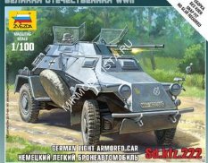 6157 Звезда 1/100 Немецкий БА Sd.Kfz.222