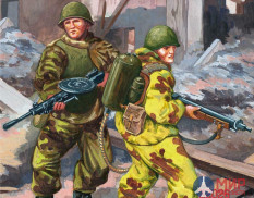 MR32026 MARS WWII Russian Assault Troops MARS 1/32 Набор фигур