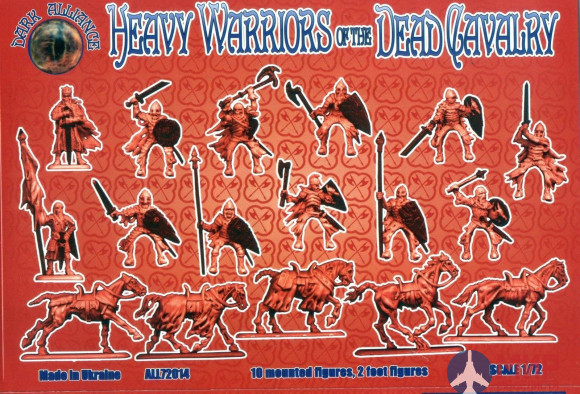ALL72014 Dark Alliance 1/72 Heavy Warriors of the Dead Cavalry