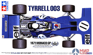 12054 Tamiya 1/12 Автомобиль Tyrrell 003 1971 Monaco GP - w/Photo Etched Parts