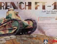 TS-011 Meng Models 1/35 French FT-17 Light Tank (Riveted Turret)