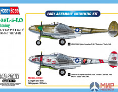 85805  Hobby Boss  самолет P-38L-5-L0 Lightning  1/48