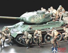 35207 Tamiya 1/35 Советский танковый десант russian Assault Infantry (12 фигур)