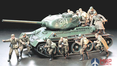 35207 Tamiya 1/35 Советский танковый десант russian Assault Infantry (12 фигур)