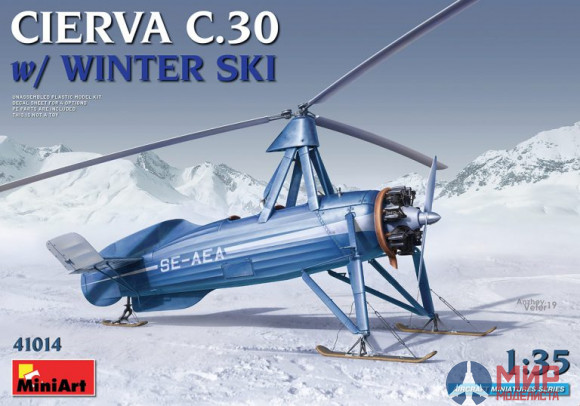 41014 MiniArt CIERVA C.30 WITH WINTER SKI