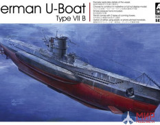 SE73502 AFV Club 1/350 Немецкая подводная лодка German U-Boat Type VII B