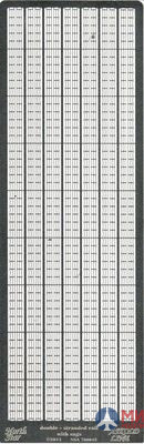 NSA700043 North Star Models 1/700 Фототравление Double-stranded rail with sags