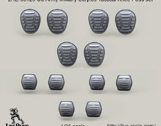 LRE35120 LiveResin Набор тактических армейских наколенников и налокотников Surplus 1/35