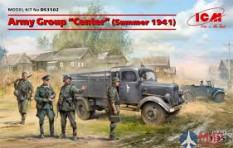 DS3502 ICM Группа армий «Центр» лето 1941 г. (Kfz.1, Typ L3000S, германская пехота (4 фигуры)