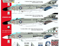 CTA032 Cut then Add 1/72 Phantom Collection Pt.2 - F-4G VF-213, F-4J VMFA-333, F-4B VF-143, F-4B VMF