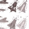 07241 Hasegawa 1/48 Самолет J35F/J Draken (Swedish Air Force Interceptor)