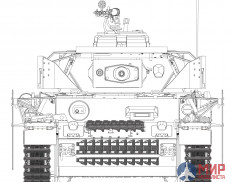 RM-5047 Rye Field Models 1/35 Рабочие траки на Pz.III/IV ранние (40cm)