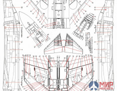 CTA033 Cut then Add 1/72 F-4B/J/N Phantom technical data stencils. USN and USMC aircraft, High Visib