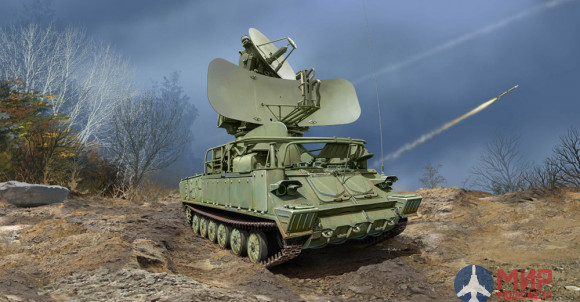 09571  Trumpeter  ЗРК  Russian 1S91 SURN KUB Radar  (1:35)