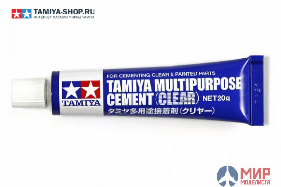 87188 Tamiya Клей прозрачный, 20гр.