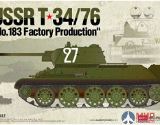 13505 Academy 1/35 Танк USSR T-34/76 "No.183 Factory Production"
