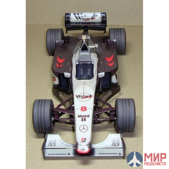 108 Бумажное моделирование Болид Формулы 1 "МcLaren MP4/13" 1/24