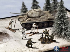 03203 Revell 1/72 Танк T-34/85 и сибирские военные