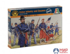 6012 Italeri 1/72 Солдаты UNION INFANTRY AND ZUAVES (AMERICAN CIVIL WAR)