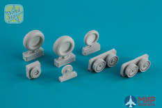 NS32037-a North Star Models 1/32 Wheels set for German Me.262 type 1, No mask series