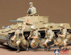 35009 Tamiya 1/35 Немецкий Танк PANZERKAMPFWAGEN II Ausf F/G 20мм пуш KWK38,7,92мм пул-ом MG34 и 5 ф