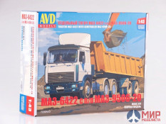 7039AVD AVD Models 1/43 Сборная модель МАЗ-6422 с полуприцепом МАЗ-9506-20