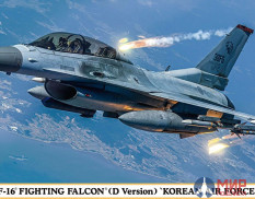 07512 Hasegawa 1/48 ВВС Кореи F-16 FIGHTING FALCON (D Version) "KOREAN AIR FORC