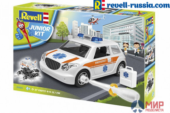 00805 Revell автомобиль  Rescue Car Junior Kit