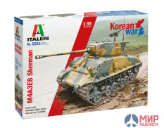 6586 Italeri Техника и вооружение  M4A3E8 Sherman Korean War  (1:35)