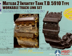 AB3531 Bronco 1/35 MATILDA 2 infantry tank t.d 5910 type workable track link set