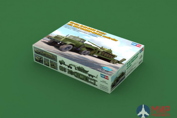 85513 Hobby Boss Ukraine KrAZ-6446 Tractor with MAZ/ChMZAP-5247G semitrailer