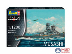 06822 REVELL ЯПОНСКИЙ ЛИНКОР MUSASHI (1:1200)