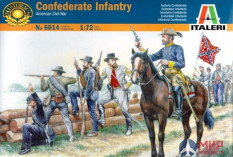 Italeri 1/72 Солдаты CONFEDERATE TROOPS (AMERICAN CIVIL WAR)