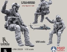 LRM35028 LiveResin Экипаж Американского вертолета HH-60G Pave Hawk 1/35