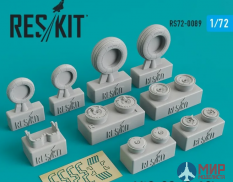 RS72-0089 ResKit МиГ-29 (9-13)  колеса