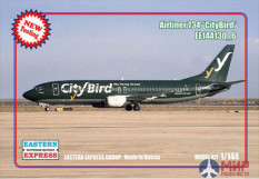 ее144130_6 Восточный экспресс Авиалайнер 737-400 CityBird 1/144